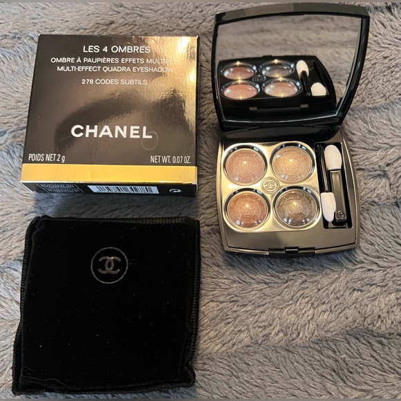 BNIB Chanel Les 4 Ombres Eyeshadow #278 Codes Subtils - Picture 2 of 12
